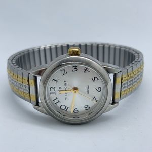 Viewpoint Womens  watch CC3d82700 Silver Gold Tone 22mm 30M WR Band Size 6”